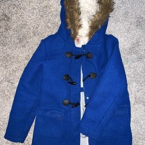 Blue winter coat